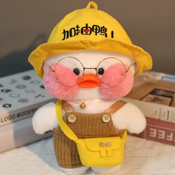 30cm Kawaii Sevimli Karikatür Ördek peluş oyuncak Dolması Yumuşak Ördek Bebek Hayvan Yastık minder doğum günü hediyesi Çocuklar Çocuklar için