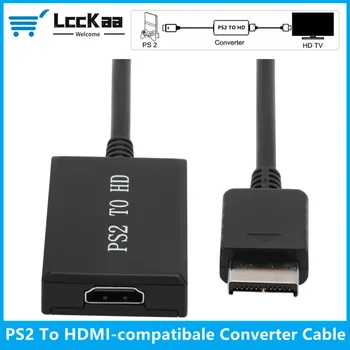 HD 1080P PS2 HDMI uyumlu Ses Video Dönüştürücü Adaptör Kablosu İle USB Güç Dağıtım Kablosu Tüm PS2 Ekran Modlarını Destekler