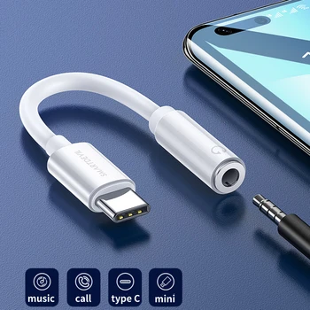 SmartDevil C Tipi 3.5 mm Kulaklık Adaptörü AUX USB C Kablo Kulaklık 3.5 Jack HiFi Ses Kablosu için Huawei P50 Xiaomi Mi 11
