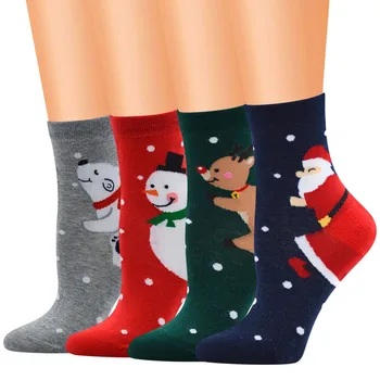 Urgot 6 Pairs Güzel Konforlu Absorbe Ter Pamuk Kaliteli Çorap Kadın Noel Çorap Kadın Harajuku Komik Mutlu Yeni Çorap