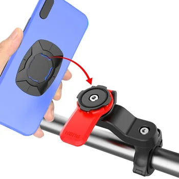 Basit Motosiklet Bisiklet Telefon Tutucu Standı Ayarlanabilir Destek Moto Hızlı Kilit Bisiklet Gidon Montaj Braketi Xiaomi iPhone İçin
